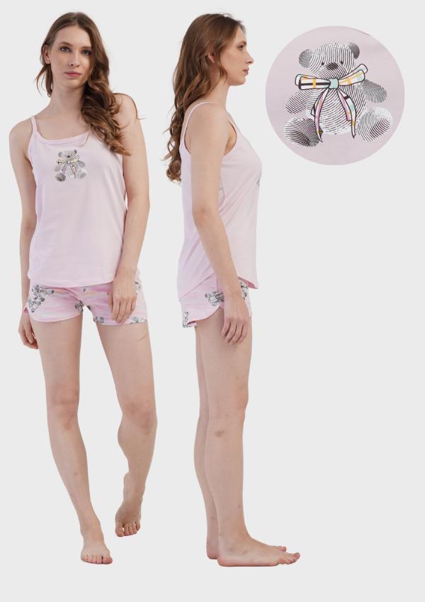 Women's Cotton Strap Shorts Pajamas Vienetta Xl Loose Nice Comfortable