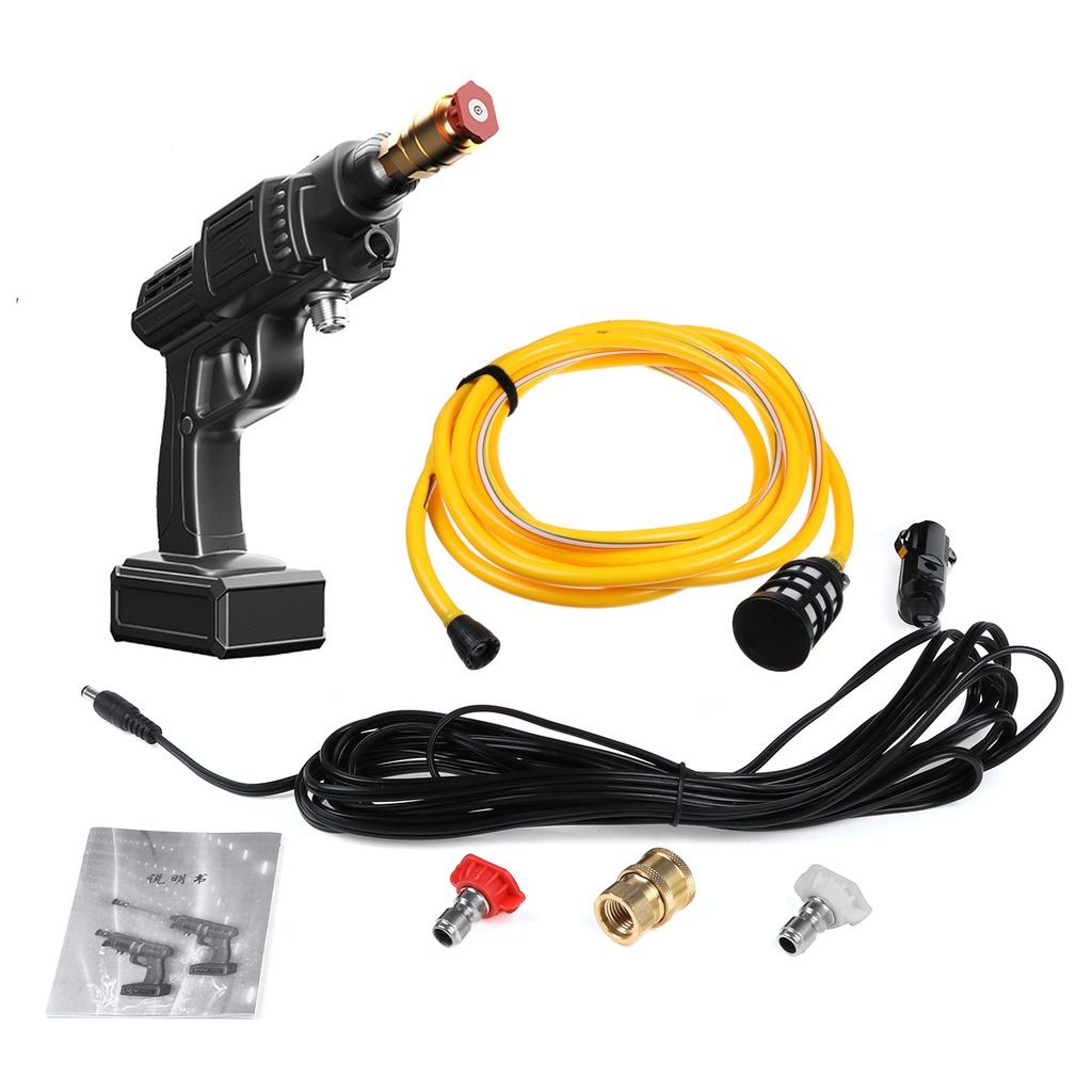 

Беспроводные пистолеты для мойки автомобилей высокого давления Ручной автоматический распылитель Мощная моечная машина 120 Вт Садовая водяная струя Насадка Водяной насос