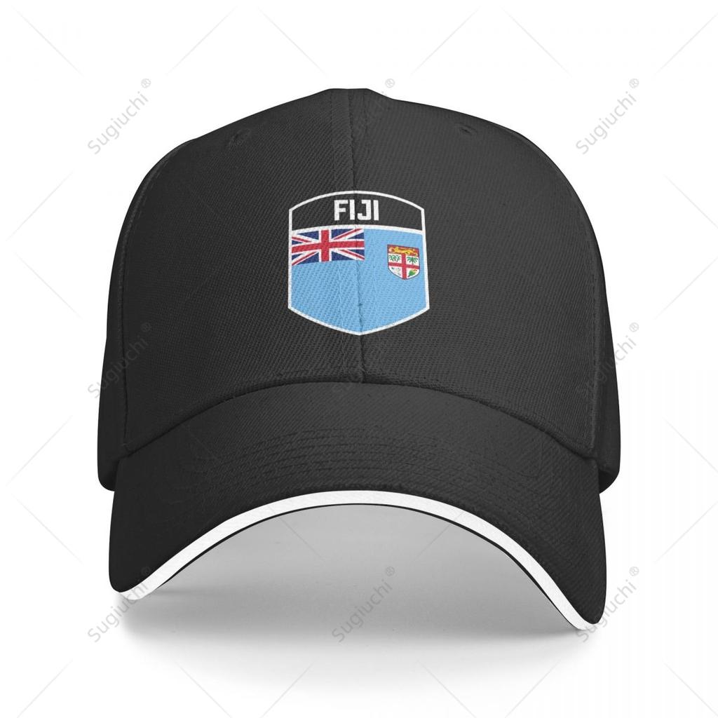 Multifunction Fiji Flag Shield Sandwich Baseball Cap Unisex Sports Casual Caps Golf Hat Fishing Outdoors