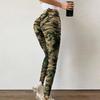 New Arrival Fitness High-Stretch Sweat-Wicking Digital Print Bow-Tie Drawstring Trousers Leggings High-Waisted Slim-Fit Yoga Pants for Women