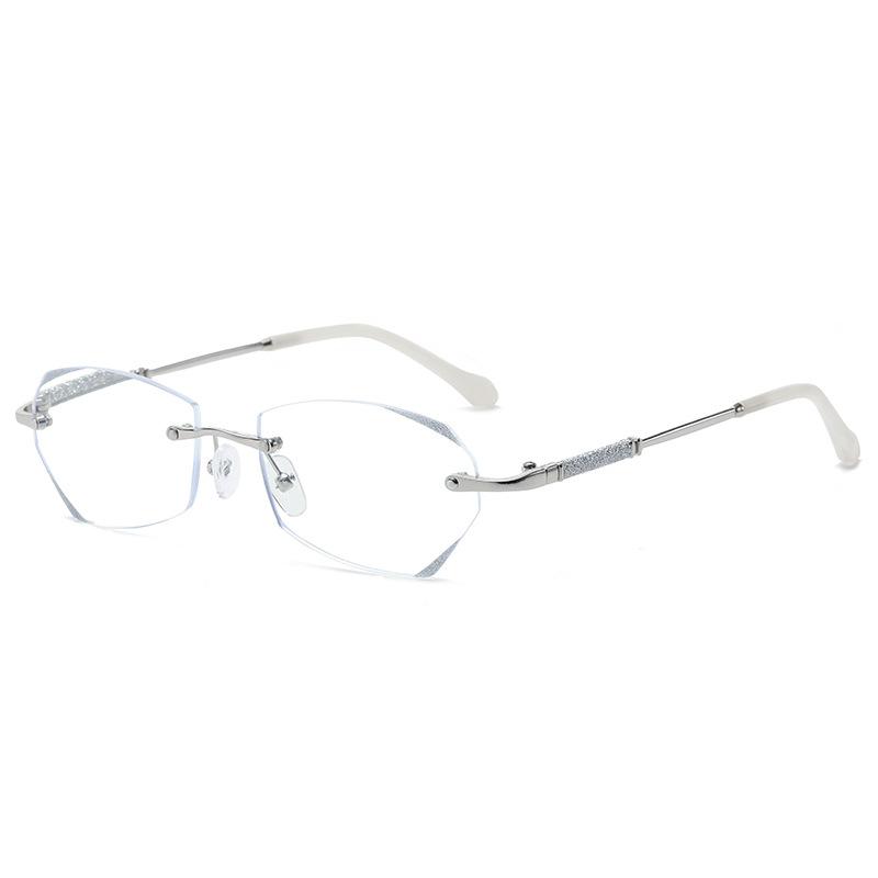New Model Diamond-cut Edge Frameless Near-sighted Glasses With Star-like Fine Glittering Effect 3315