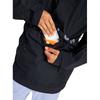 Burton Frostner Anorak Snowboard True Black Men's Jacket, 2021-22 Model, Small,