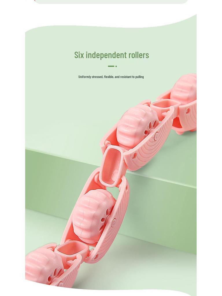 Verstellbarer Rollenmassage-Rückenstrecker mit abnehmbarem Ball zur Linderung von Schulter und Nacken - Alleinige Anwendung für Zuhause