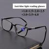 Men Business Reading Glasses Frame for Reader Mens Presbyopia Blue Light Blocking Eyeglasses Classic Hyperopia Spectacles Diopte
