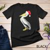Santa Pelican Shirt Christmas Bird Gift White Pelican Unisex T Shirt