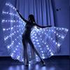 LED Cloak Glowing Wings Butterfly Dance Light Costume For Stage Performances Decoration Party Celebration Wedding Model Show