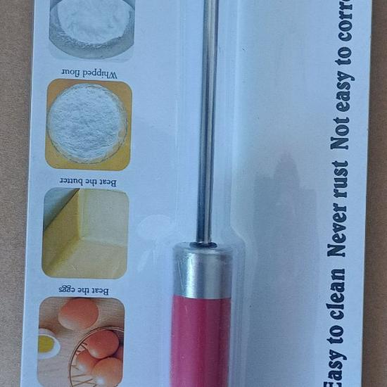 Stainless Steel Handheld Egg Beater & Cream Mixer Whisk