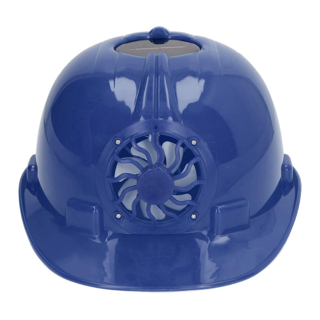 Hard Hat with Solar Fan Plastic Ventilated Safety Helmet Breathable Hard Cap with Removable Lining