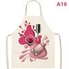 Nail Polish Flax Bib Apron Adult Women Men For Kitchen 65X53Cm Finger Manicure Tech Painting Nail Products
