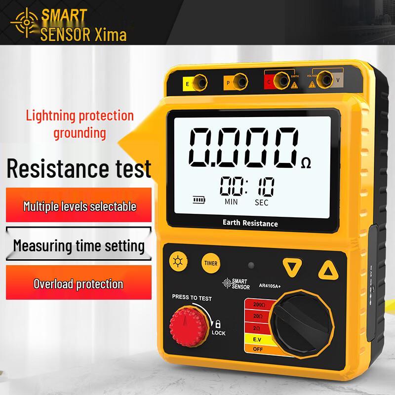 CEM AR4105A Digital Ground Resistance Tester (CN Version)