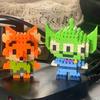 Disney Anime Prinzessin Bausteine Stitch Mickey Mouse Mini Action Spielfiguren Blöcke Spielzeug Ziegel Zusammenbauen Spielzeug Kinder Geschenke