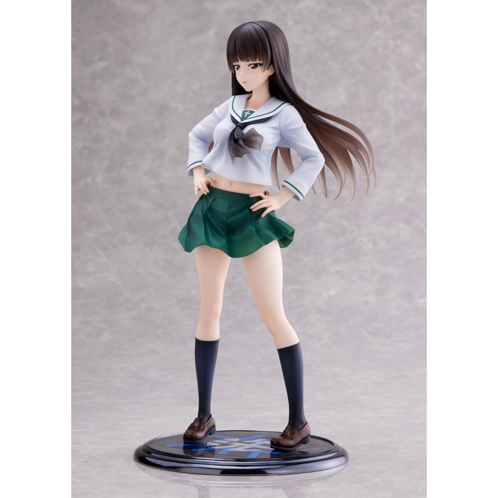 Wave Dream Tech Girls & Panzer Senshado Daisakusen Shiho Nishizumi [Oarai Girls] 17 skala PVC-malt ferdig figur