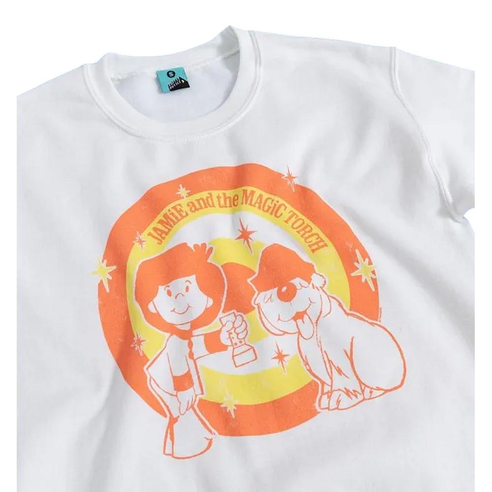 Jamie and the Magic Torch Unisex Adult Retro Vibes Sweatshirt