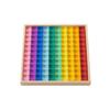 Acrylic Block Play Board Translucent Wooden with Blocks