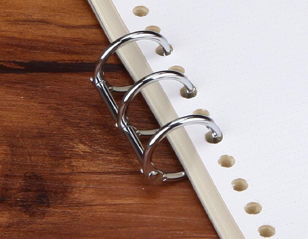 Universal Metal Binder Rings, 3-Hole & 6-Hole, for Calendars, Photo Albums, and DIY Projects