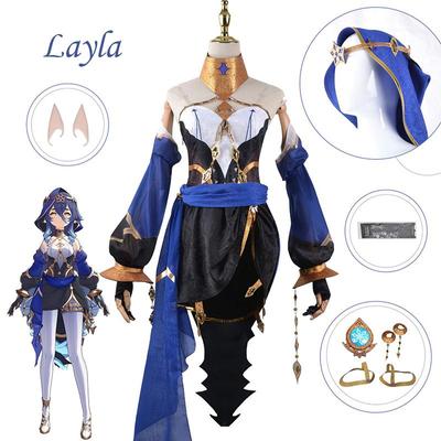 Ysir Layla Cos Full Set Cosplay Anime Game Oblečení Žena
