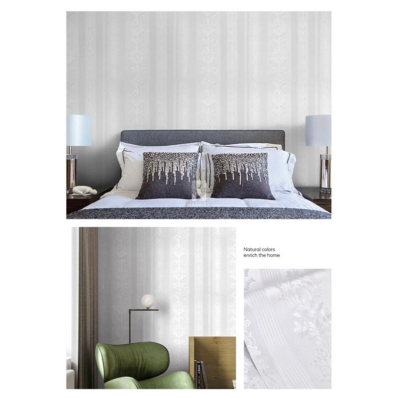 Solid Color Self-adhesive Simple Vintage Retro Printed Bedroom Living Room Decoration Waterproof Background Wall Paper