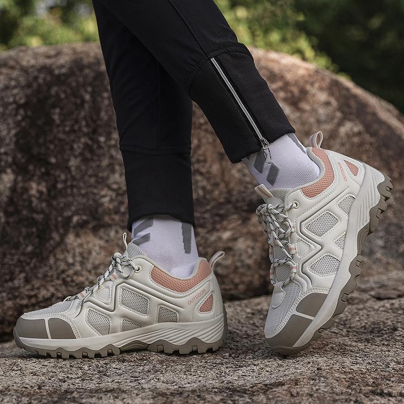 Paar Wanderschuhe Übergröße Herbst- und Wintermode Mesh Atmungsaktiv Outdoor Freizeit Sneaker Reise Wanderstiefel