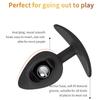 Butt Plug with Metal Ball Rolling Massage Silicone Vagina Anus Dilator Anal Bead Adult Product Sex Toys for Men Women Anal Plug