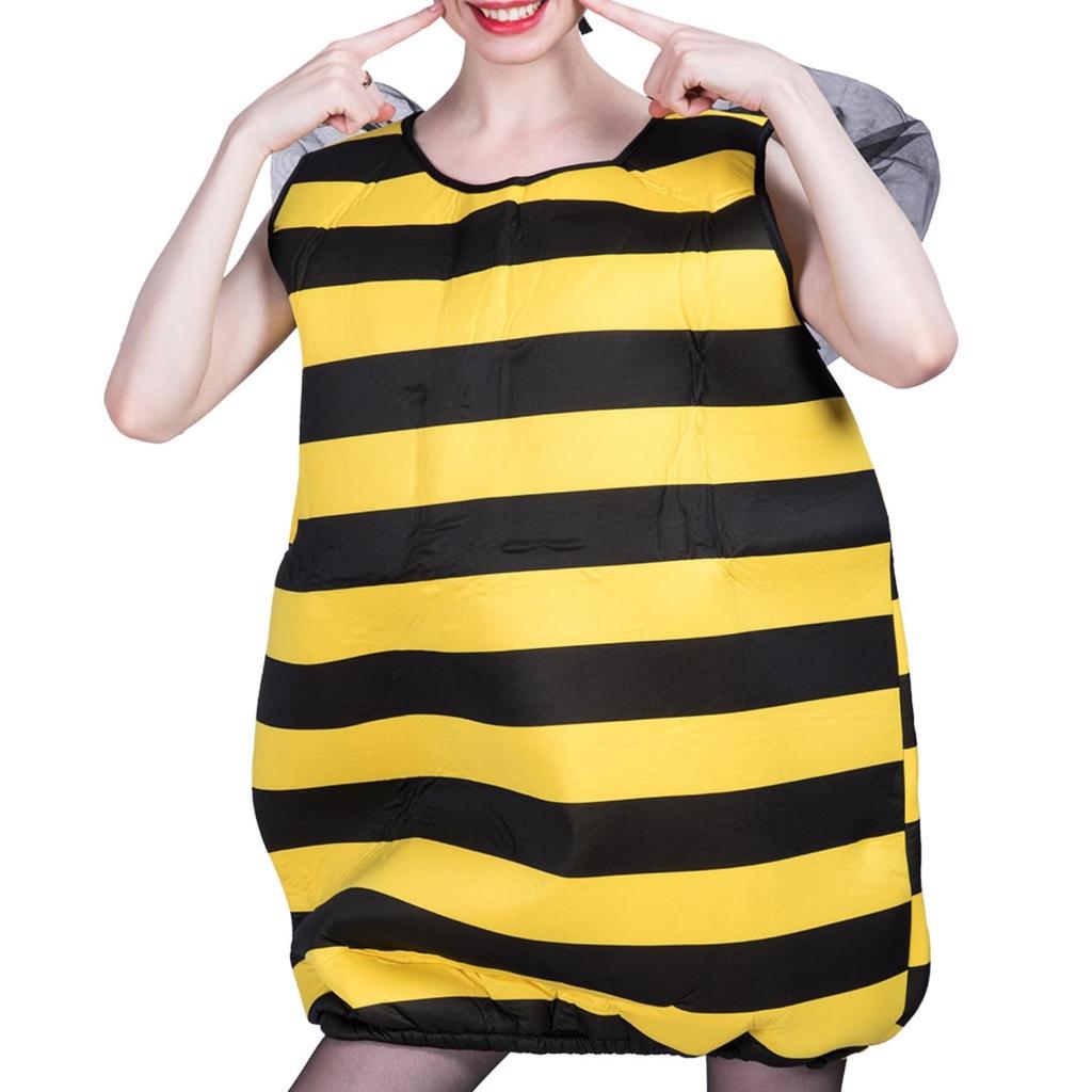 COSSA Halloween Funny and Hot Dog Bean Adult Costumes Banana, Pea, Vegetable, Costumes, Costumes, Unisex, (Honeybee)
