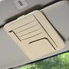 Car Sun Visors Organizer Multi-Pocket Business Card Storage Management Sunglasses Holder Visors Organizers