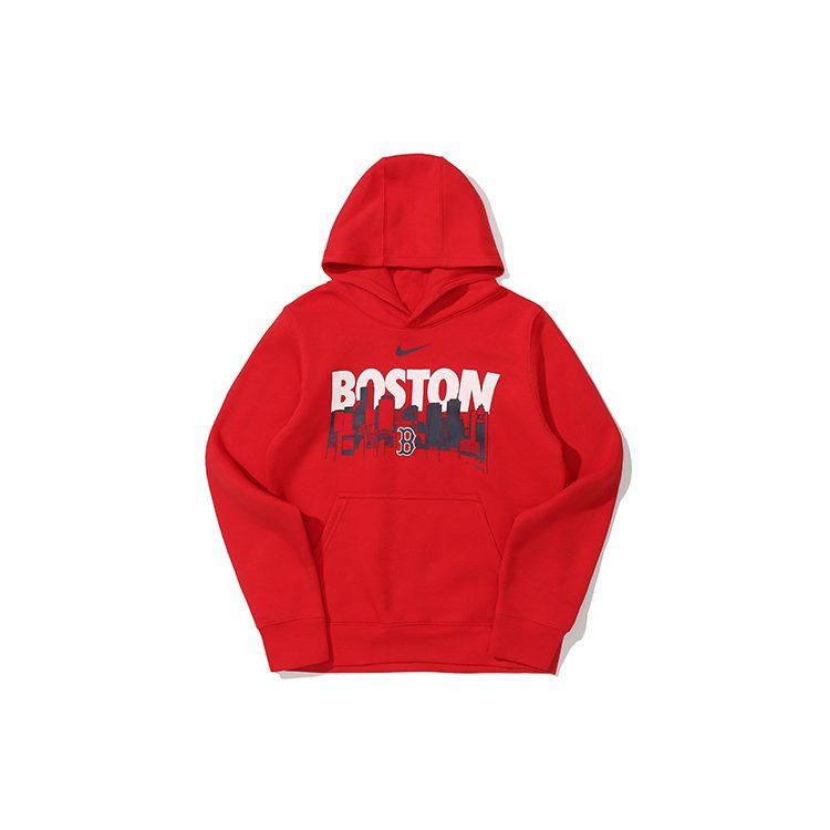Nike X MLB Unisex Sweatshirts Hooded Thickened 3Z3B7SBF8-BOS