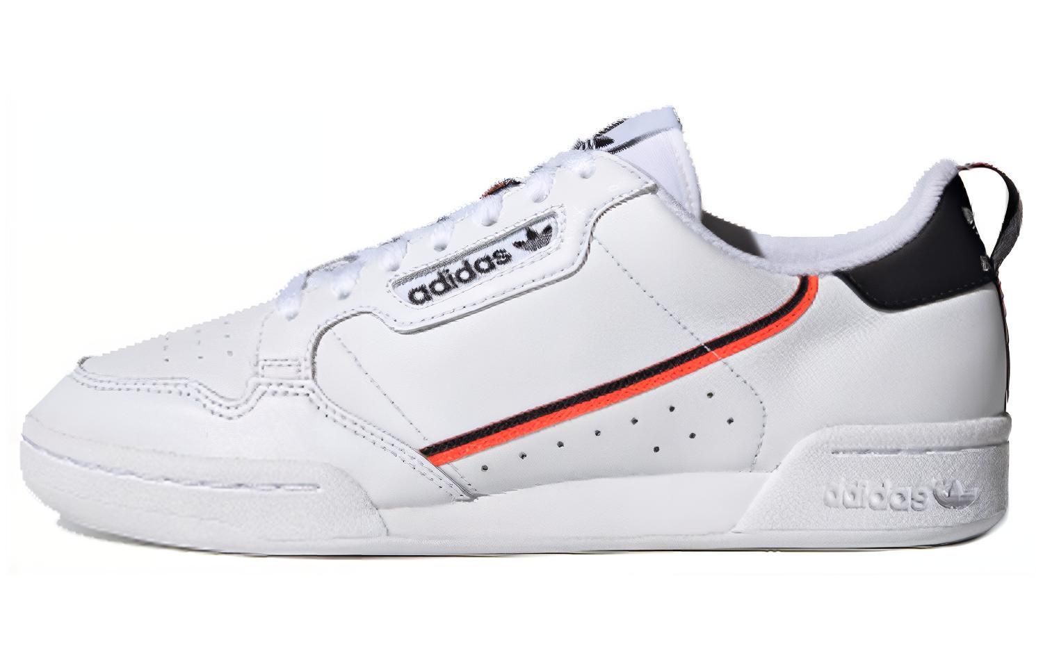 Adidas Continental 80 White Solar Red FW5815 44