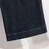 DIMANAF 2026 Herbst Winter Neu Übergröße Damen Lange Hosen Blau Elastische Taille Jeans Lässig Locker Dame