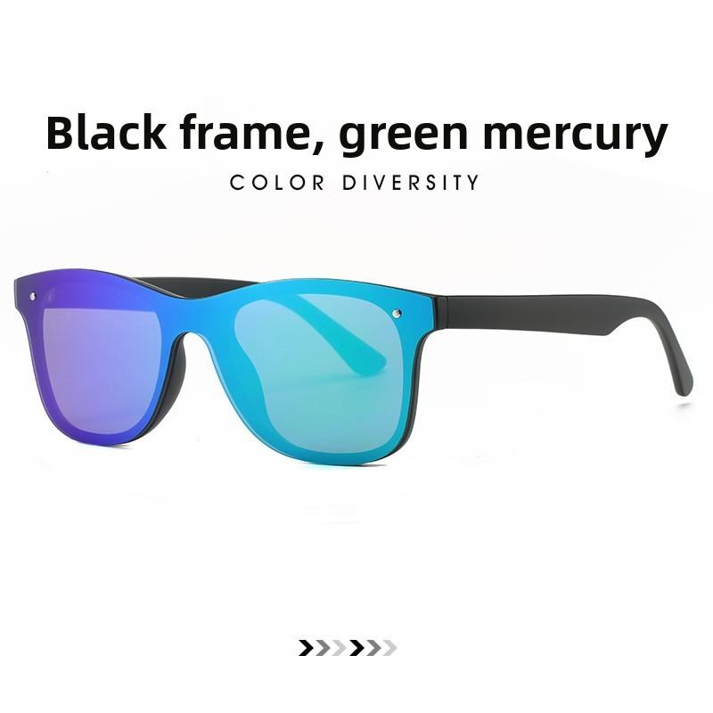 Classic Rimless Sunglasses With Protection For Outdoor Sports And Travel