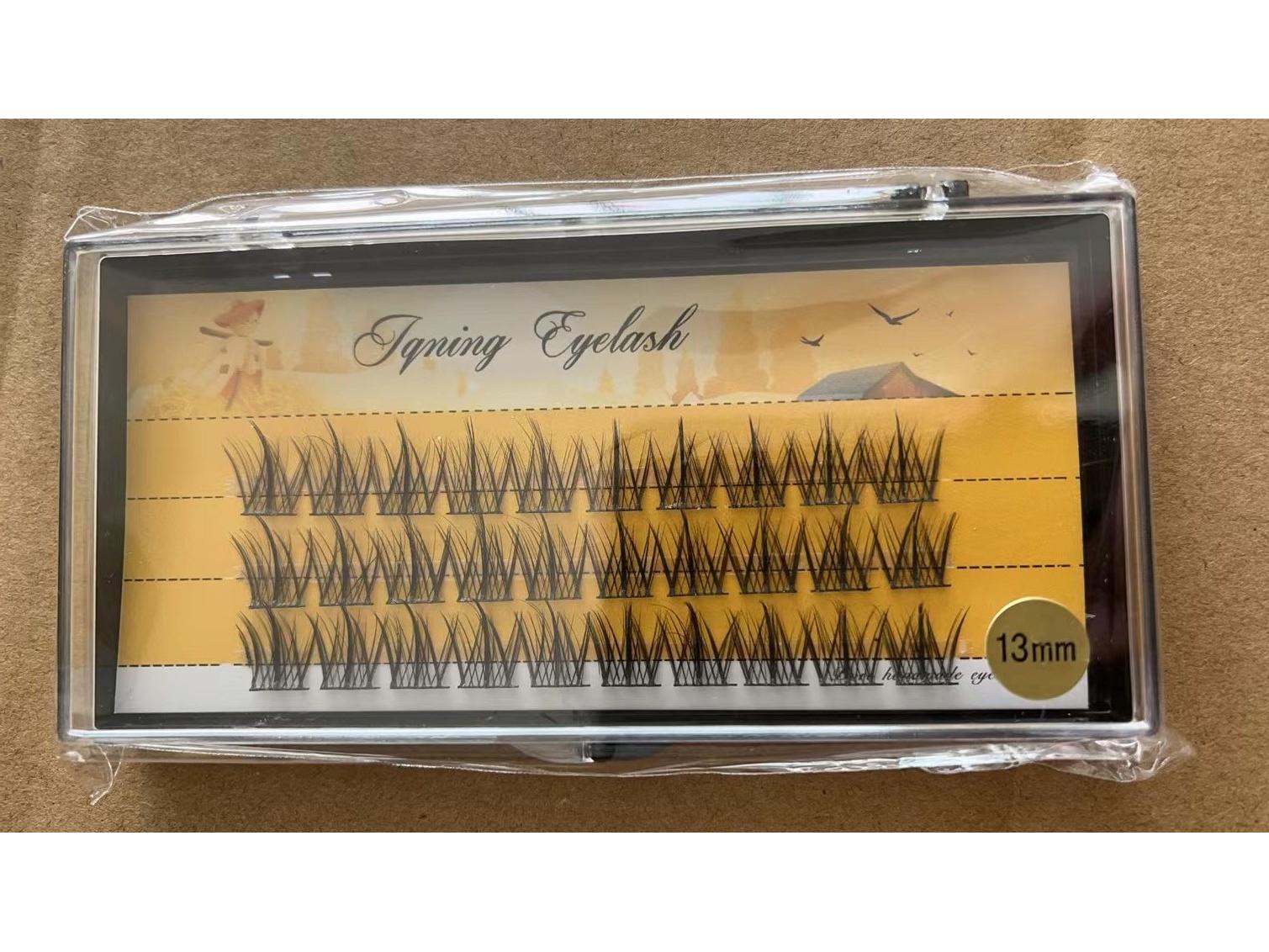 

Easy Three-Step Natural-Look False Eyelashes - Quick Self-Grafting Single Cluster Segments