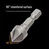 90-Degree Six-Blade Chamfer Countersink Woodworking Tool Accessory