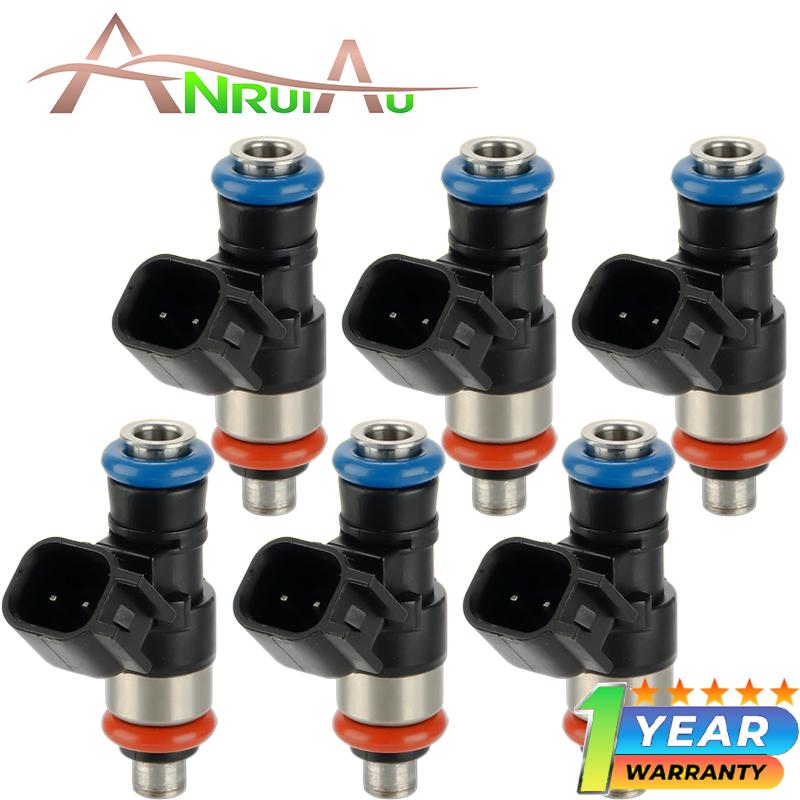 Voor Ford Edge Explorer F-150 Flex Mustang 3.5L/3.7L V6 Lincoln Continental MKS MKT MKX MKZ 6 STUKS Brandstofinjectoren 0280158191 FJ1116