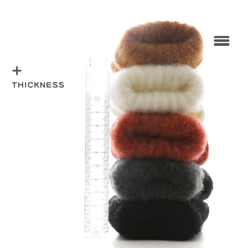 Baby Winter Wool Socks Boy Girl Solid Soft Fleece Thicken Warm Fur Short Socks Anti-slip Floor Calf Sock Baby Clothes Kids Stuff