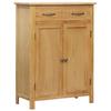 Shoe Cabinet 76 X 37 X 105 Cm Solid Oak