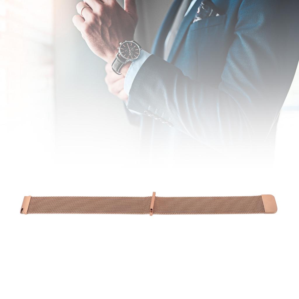 Mesh   Band Stainless Steel Magnetic Clasp Watch Replacement Strap for   Smartwatch