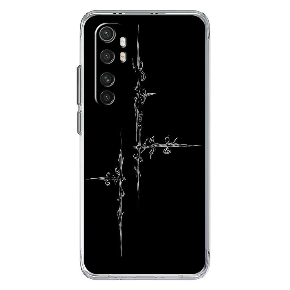 Handyhülle für Xiaomi Mi Poco X7 X6 X5 NFC X3 F7 Ultra F6 Pro F3 15 14T 14 13T 11 12 13 Lite TPU Hülle Cyber Sigil Kreuzlinie