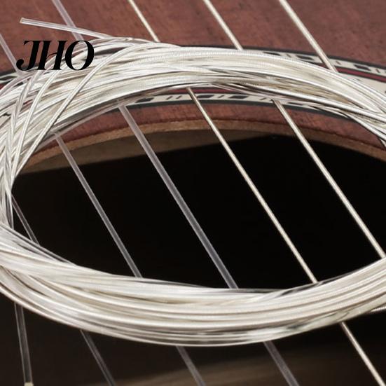 Anti-oxidation 6Pcs Guitar Strings Corrosion Resistant Sturdy Refit Acoustic Hard Tension Classical for Musical Anti-rust