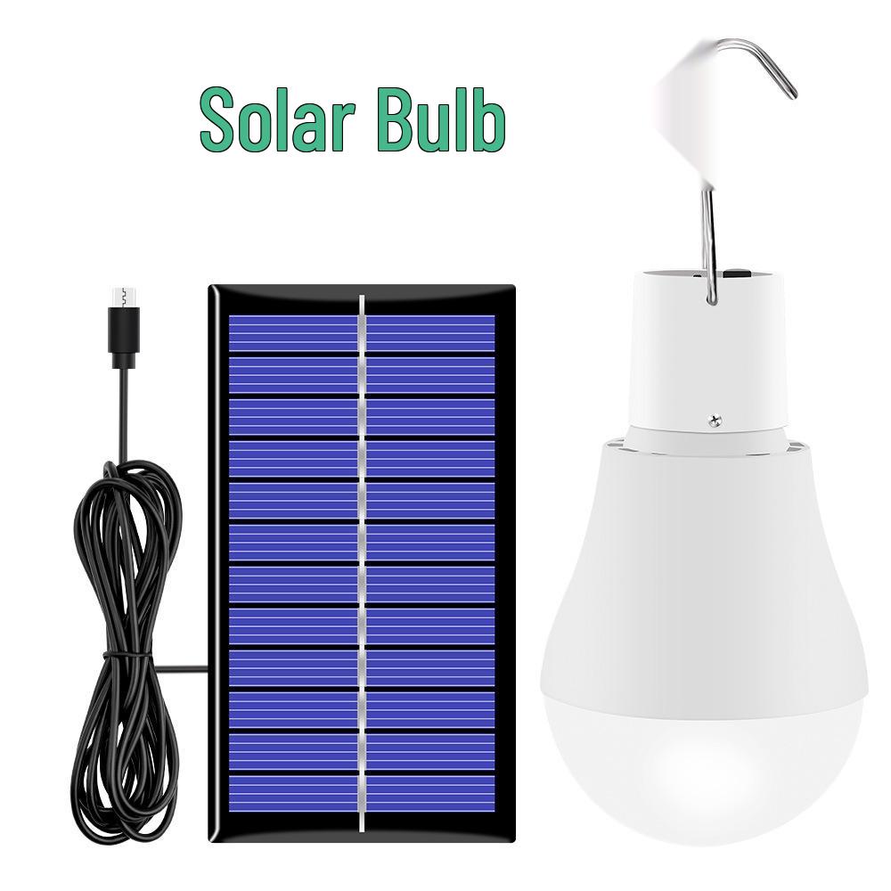Solar LED Outdoor Pendant Lights - Energy-Saving, Waterproof, One-to-Four Decorative Garden Lights for Patio