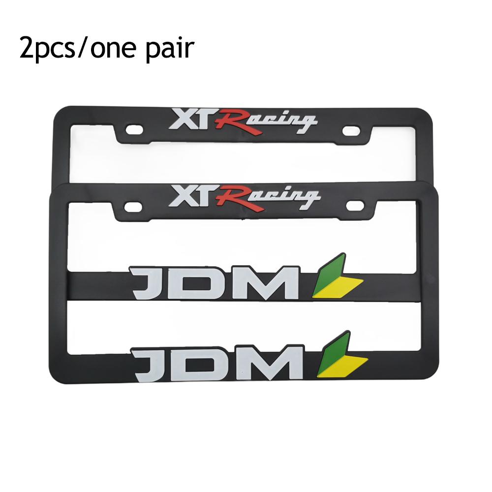 6 stylů JDM Racing ABS Dekorace rámečku na SPZ auta Příslušenství Pro standardní rámeček na SPZ pro USA Kryty rámečků na SPZ 6