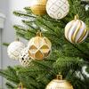 Christmas Ball Ornaments Set, Gold and Electroplated Balls for Holiday Party Decorations