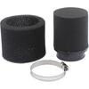 Universal 48mm 49mm 50mm Black Double Foam Pod Performance Filter for 50cc - 90cc 110cc 125cc ATV Quad Scooter Go Kart Moped Pit Dirt Super Bike GY6