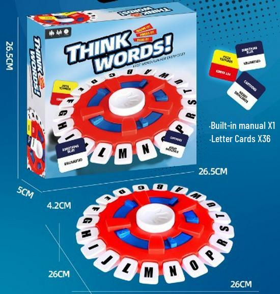 Crazy Letters Game Board: Interactive ABS Material Educational Toy for Kids