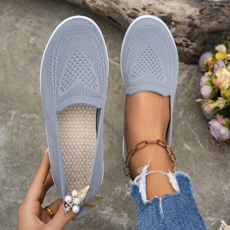 Summer New Mesh Women's Shoes Casual Fashion One-pedal Shoes Women's Mesh Breathable and Comfortable Women's Shoes