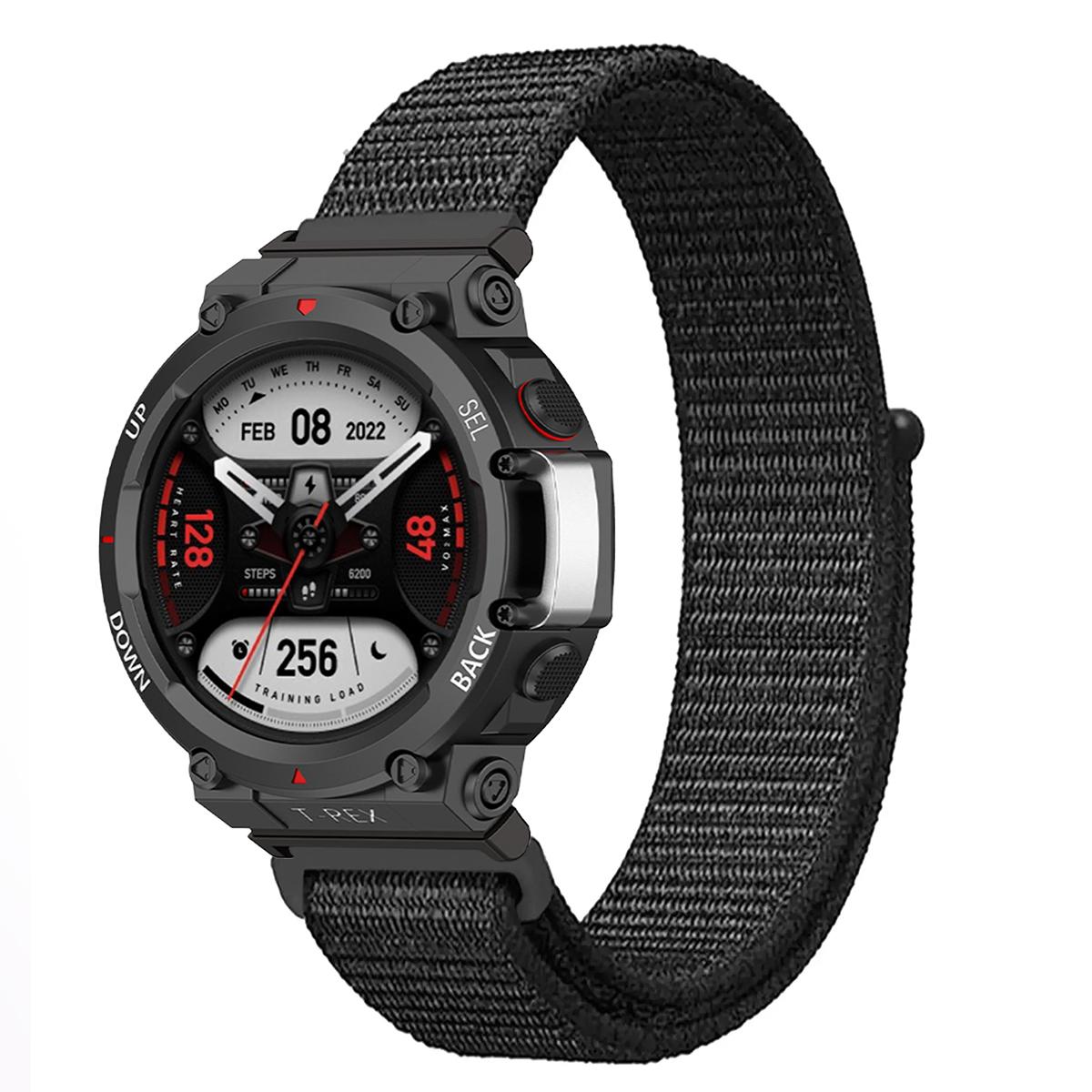 

Нейлоновый ремешок-петля для умных часов Huami Amazfit T-REX 3/2, женский/мужской браслет для Amazfit T-Rex/T-Rex Pro, ремешок на запястье Correa Amazfit T-Rex 3