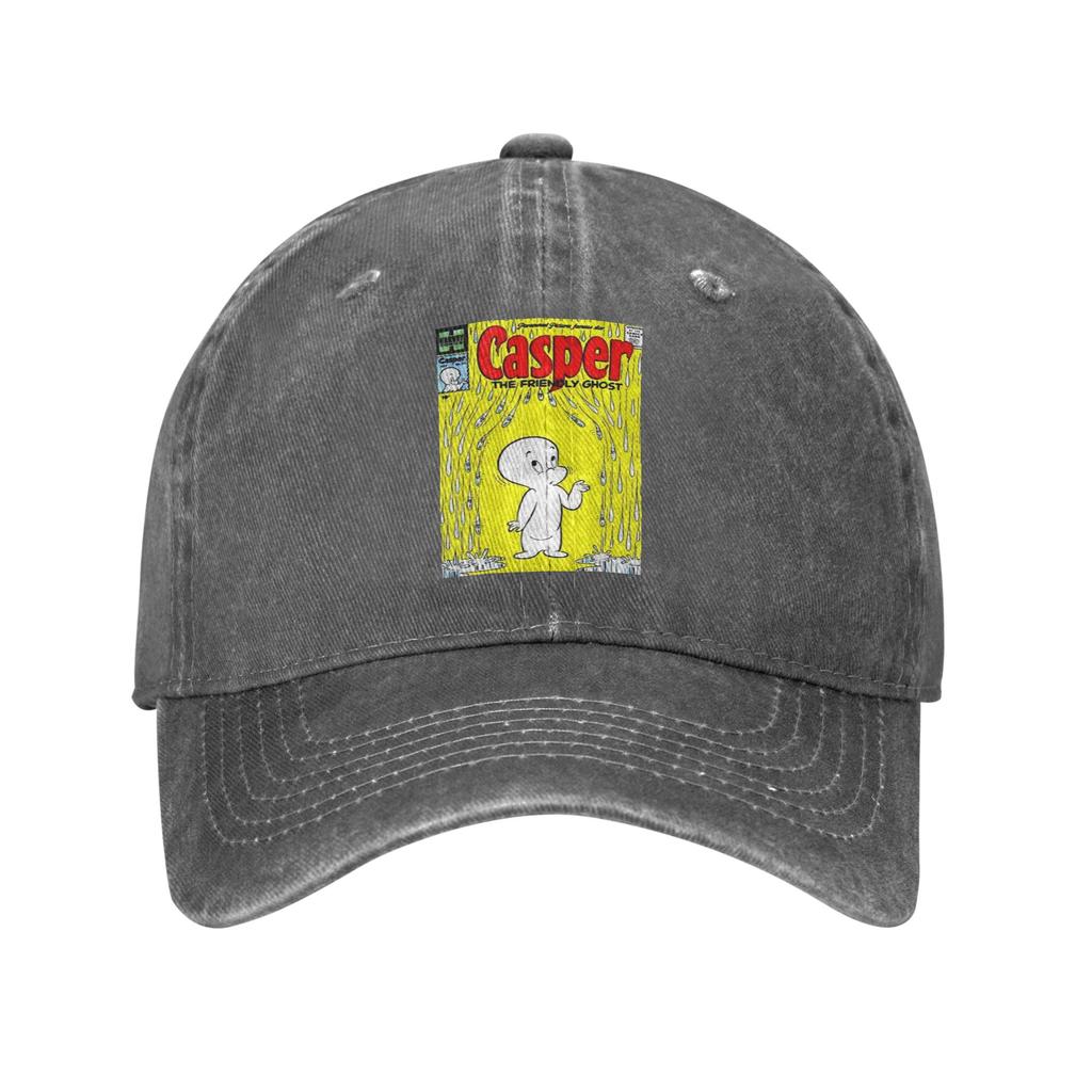 The Friendly Ghost Casper Denim Cap Casual Baseball Caps Adjustable Hat Summer Unisex Baseball Hats