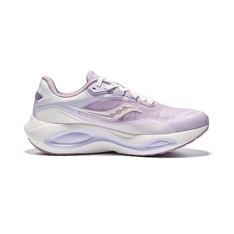 SAUCONY Phoenix Inferno 3 Comfortable Breathable Cushioning Support Rebound Low-Top Casual City Commuting Running Shoes Women Sneaker Purple S18188-1