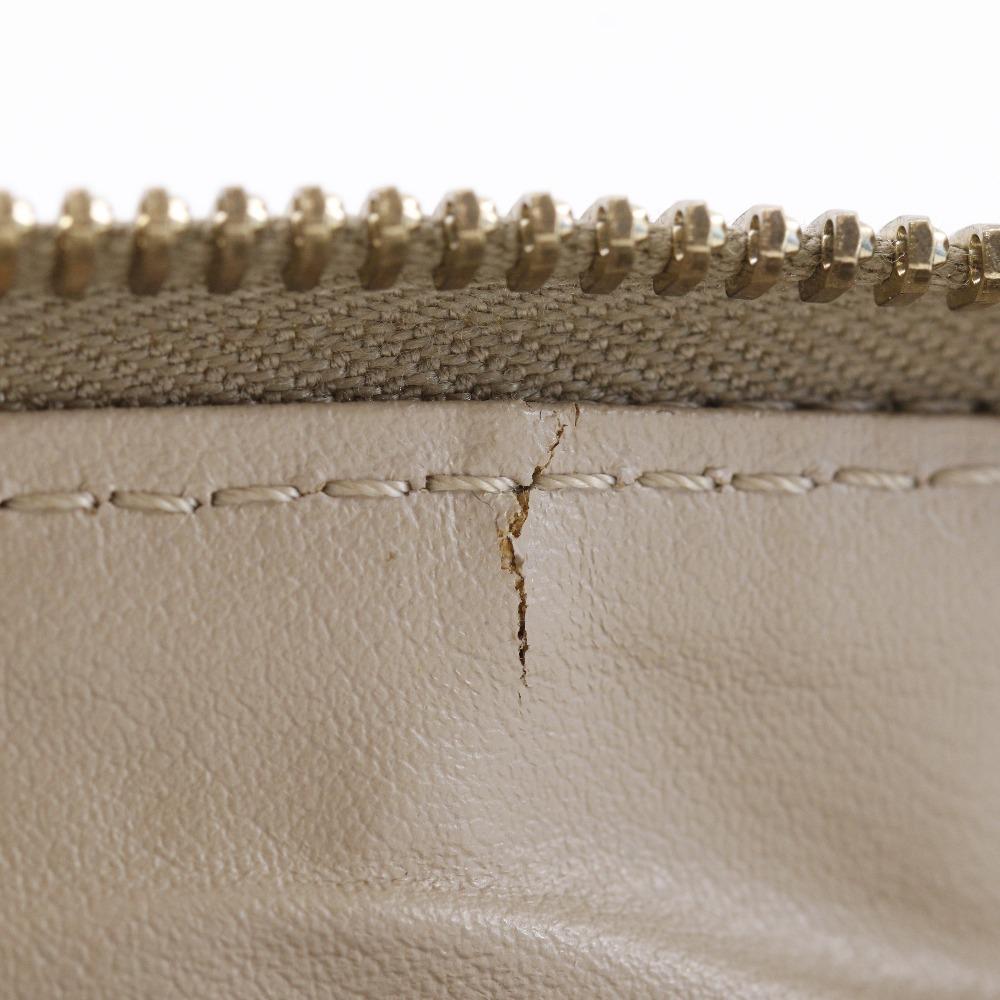 Fendi Zucca Handbag Beige Canvas Women Used