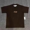 T-shirt Unisex con Stampa di Lettere in Schiuma Hip Hop Euro-Americano: Scollo Rotondo, Manica Corta, Design alla Moda