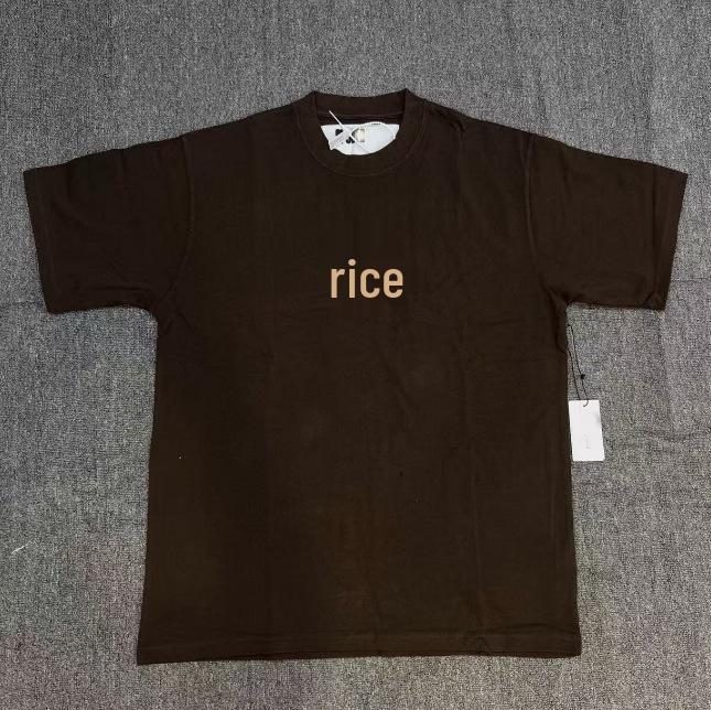 Euro-American Hip Hop Foam Letter Print Unisex T-Shirt Round Neck Short Sleeve Trendy Design Small S 3200₽