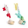 Disney Store official Forky Karen Beverly magnetic shoulder plush set - This quirky duo includes pad soft fluffy fabric Knifey from Toy Story 5 Mini